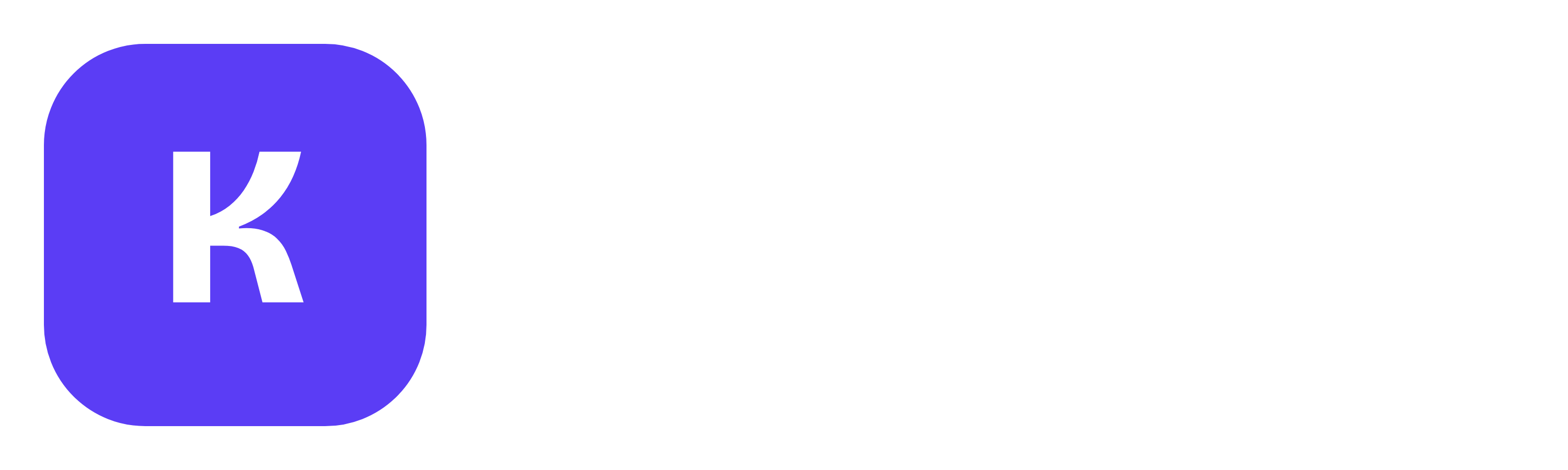 Logo blanc, fond transparent